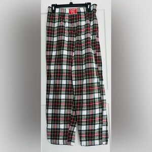 EUC Hallmark Channel Plaid Flannel Cozy Lounging Pajama Pants, Large‎